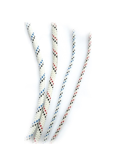 Cabo Seyir Halatı Halyard Kalınlığı 6Mm Kırmızı Örgülü Beyaz