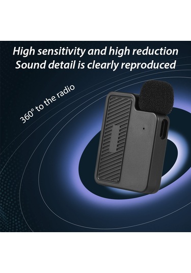 Maiyame Profesyonel Kablosuz Mikrofon - Gürültü Azaltma, Yüksek Hassasiyet, 30m Menzil, 12 Saat Pil Ömrü