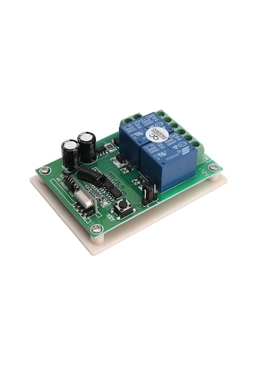433mhz Rf 2 Kanal Röle Modül Dc12v Kablosuz Motor Pompa Fan Lamba Perde Akıllı Ev Garaj Bariyer Kapı