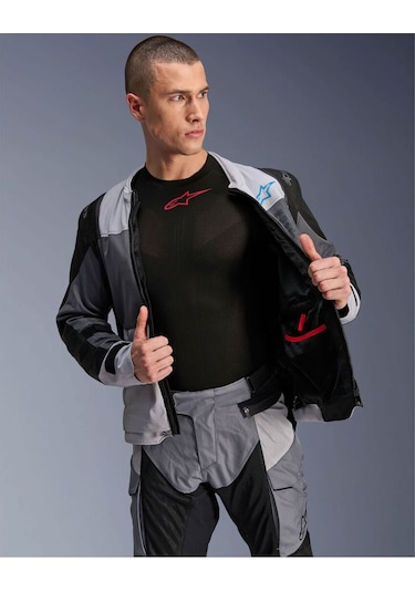 Alpinestars St-2 Air Korumalı Motosiklet Montu Gri Siyah
