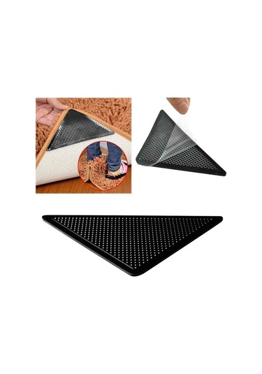 Pazly Yeniden Kullanılabilir Halı Kaydırmaz Sticker - Su Geçirmez Üçgen Halı Sabitleyici Altlık Diğer