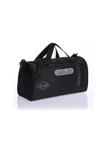 Strong Ayakkabı Bölmeli Spor Ve Antrenman Çantası , Fitness Çantası , Seyahat Çantası Yn01 Siyah
