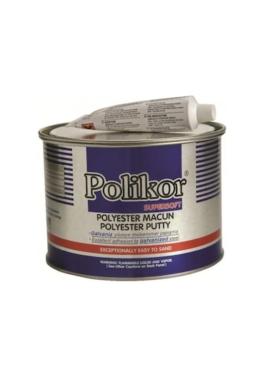 Polikor Polyester Çelik Macun 2700 Gr + Sertleştirici ( 6'lı koli )