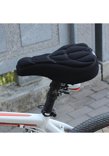 Kırmızı 3d Mtb Yol Dağ Bisikleti Bisiklet Nefes Yumuşak Eyer Minder Örtüsü Koltuk Pedi Kırmızı