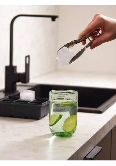 Smart Solutions Kapaklı Silikon Küp Buz Kalıbı İce Küp Cubes 213014393 Siyah