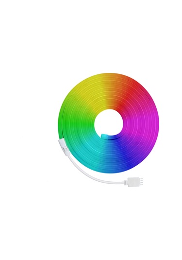 Epistar 5v Rgb Neon Şerit Işık 1m/2m/3m Bluetooth Uzaktan Kumandalı Su Geçirmez Ev Dekor Şerit Işığı Mavi 0,5 M