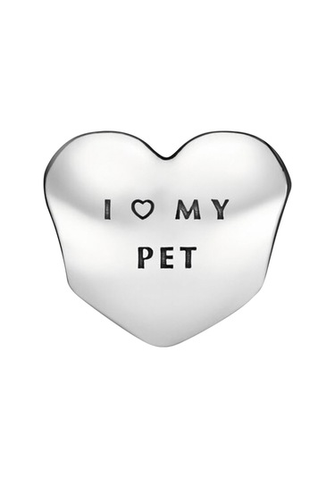 Nur Silver Taşlı Pati Gümüş Charm Nur-bl01234