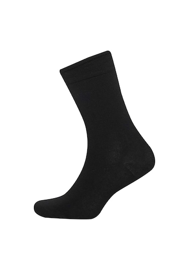 DeFacto Erkek Dikişsiz Baklava Desenli Ultra Soft 2'li Bambu Premium Uzun Çorap D3775AXNSBK26