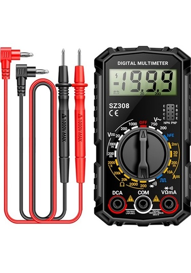 Agoodshop Sz308 Dijital Multimetre Voltaj Direnç Ölçer Akım Ölçer, B