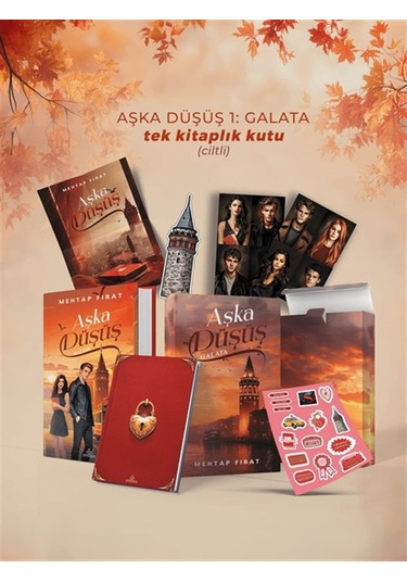 Aşka Düşüş 1: Galata - Tek Kitaplık Kutu Ciltli / Mehtap Fırat