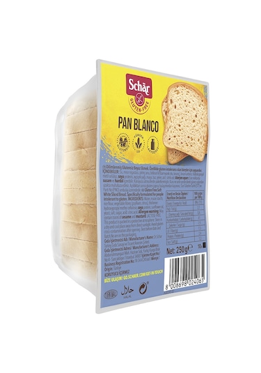 Schar Pan Blanco Glutensiz Ekmek 8 x 250 G
