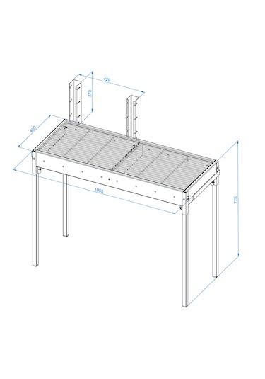 Arpelia Xl Mangal 100x40 Cm