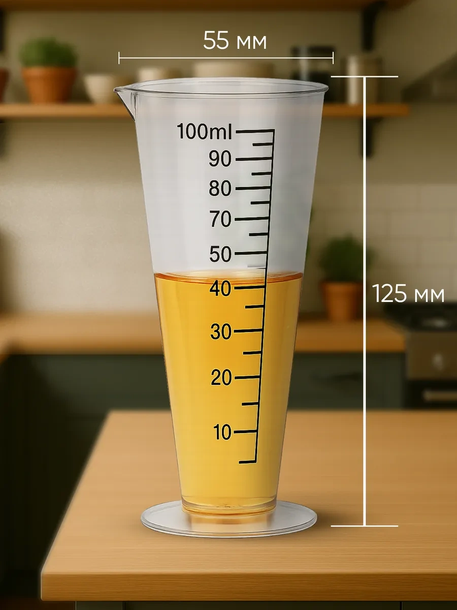 Maks Wıne Jigger İçin Ölçü Kabı Kokteyller İçin 100 Ml 421810183 Beyaz