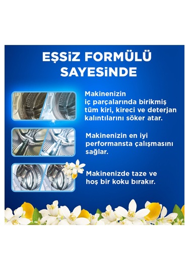 Marc Çamaşır Makinesi Temizleyici & Koruyucu Kireç Önleyici Limon Ferahlığı 2 x 500 ML