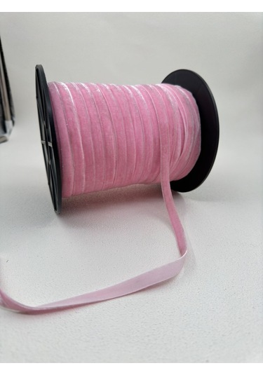 1 Cm Düz Kadife 100mt- Renk Seçimli