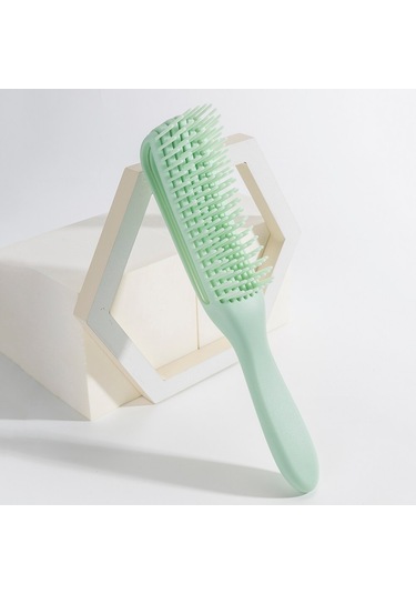 Salon Saç Fırçası Dolaşık Açıcı Fırça Saç Derisi Masaj Saç Tarak Dolaşık Açıcı Fırça Kıvırcık Saç Fırçası Dolaşık Açıcı Saç Fırçası Kadın Erkek