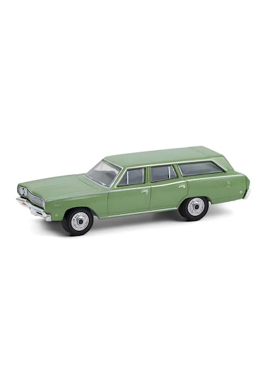 Greenlight 1/64 1968 Plymouth Satellite Station Wagon Model Araba