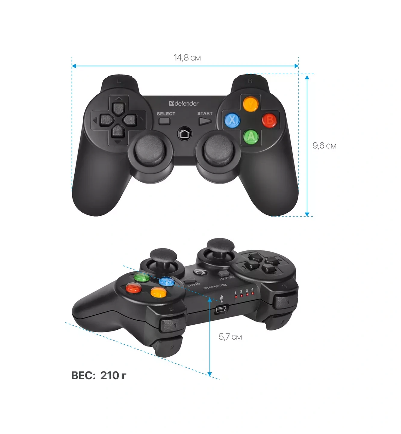 Defender Pc Ve Telefon İçin Oyun Kumandası, Kablosuz 72275915
