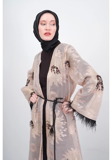 Pureva Kimono Takım 3'lü - Bej