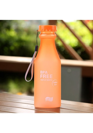 Cbtx 550 Ml Don Sızdırmaz Plastik Taşınabilir Soda Şişesi Mühürlü Basit Öğrenci Kullanışlı İçecek Şişesi