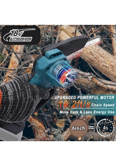 Makita İçin Mini Testere 18v Pilsiz Küçük El Elektrikli 6 İnç