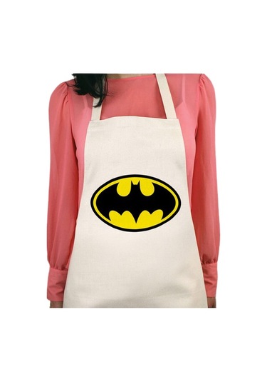 Batman Baskılı Su İtici Özellikli Mutfak Önlüğü