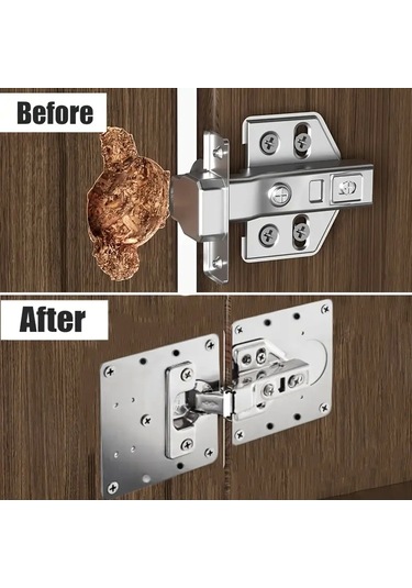 Paslanmaz Çelik Menteşe Onarım Plakası Renk