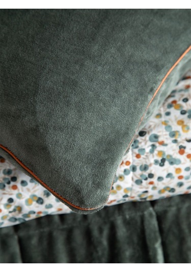 Bedline Wellsoft Kapitone Yatak Örtüsü Seti Çift Kişilik Wing Yeşil Yeşil