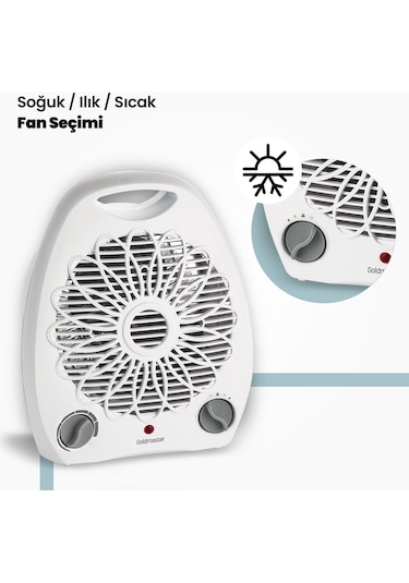 Gold Master GM-7919 Venüs 2000 W Fanlı Isıtıcı