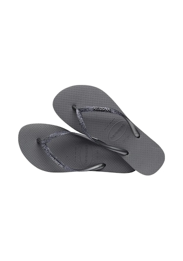 Havaianas Slim Glitter Iı Greygraphite Gümüş Kadın Terlik Gri