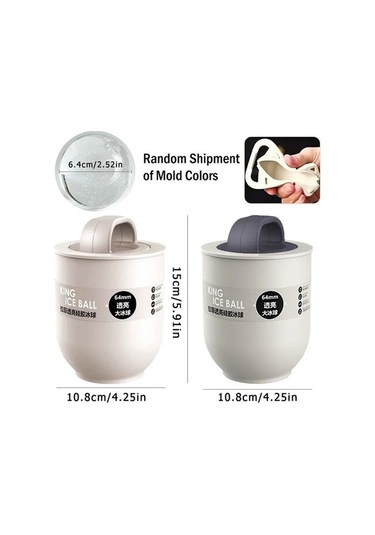 Flybuy Gıda Beyaz Temizle Viski Buz Topu Kalıp Kabarcık İzleri Yok Beyaz