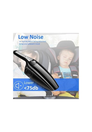 Shineyee 7. Nesil 120w Araç İçi Vakum Makinesi - Kuru Ve Islak Temizleme İçin Güçlü Emiş, Altın Turuncu