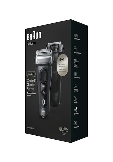 Braun Series 8 Elektrikli Tıraş Makinesi Şarj Standı Islak ve Kuru 8513S