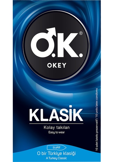 Okey Klasik Prezervatif 30'lu