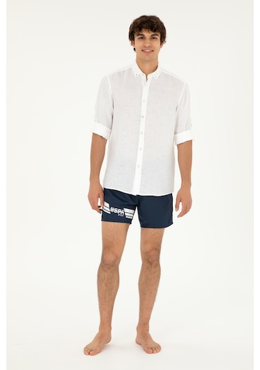 U.s. Polo Assn. Erkek Lacivert Deniz Şortu 50283463-vr033 Lacivert U.s. Polo Assn. Erkek Lacivert Deniz Şortu 50283463-vr033 Lacivert