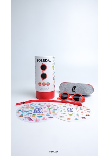Soleda 0-12 Ay Bebek Güneş Gözlüğü - Strawberry