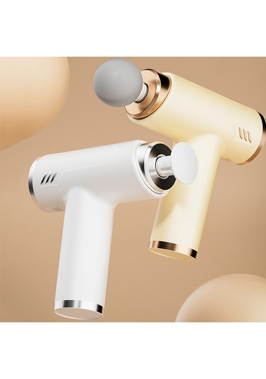 Sones Lcd Değişken Frekanslı Sessiz Fasya Tabancası Yüksek Frekanslı Titreşimli Kas Gevşeme Masaj Aleti Haki