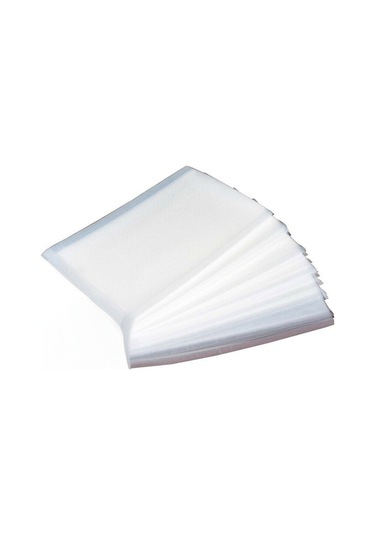 100 Adet Yiyecek Saklama Vakum Poşeti, Yiyecek Dereceli Malzeme, Farklı Vakum Makinaları İçin Uygun, Noktalı Desenli 20x30cm