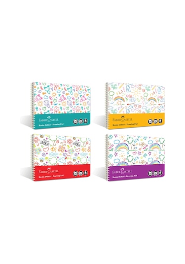 Faber Castell Pp Kapak Eğlenceli Resim Defteri 30 Yaprak 25 x 35 1 Adet