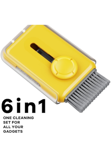 Homyl Köşe Yarık Silgi, Dizüstü Bilgisayar Klavye Temizleme Sarı