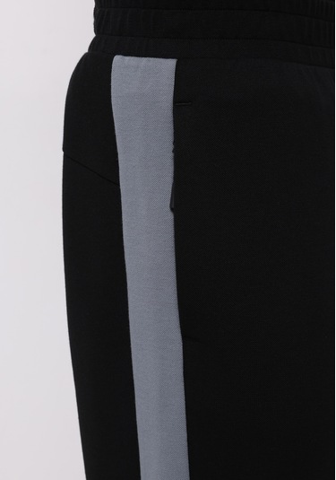 Colins Regular Fit Orta Bel Düz Erkek Siyah Eşofman Altı Cl1076854 Q1.v1 Blk Siyah