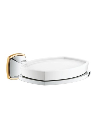 Grohe Sabunluk Ve Tutacağı Grandera Seramik Krom Altın - 40628ıg0 Krom