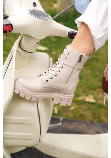 Daxtors Garantili Alyona Soğuk Geçirmez Kadın Günlük Ortopedik Kışlık Bot 001