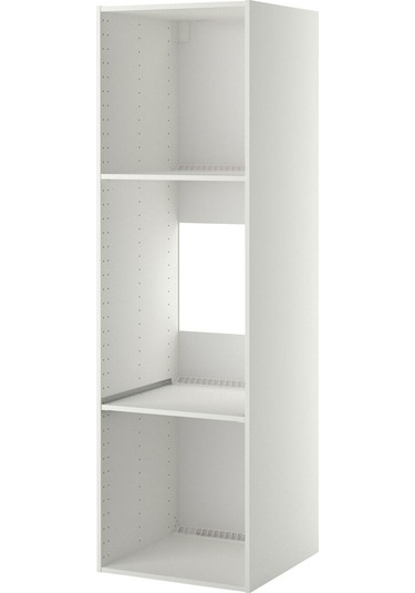 Fırın Boy Dolabı İskeleti, Beyaz, 60x60x200 Cm Beyaz Fırın Boy Dolabı İskeleti, Beyaz, 60x60x200 Cm Beyaz