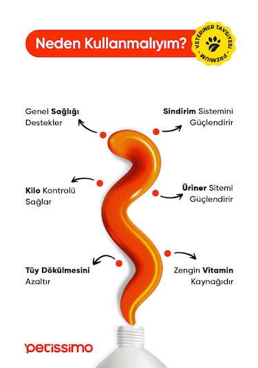 Petissimo Care Multivitamin Kedi Maltı - Tüy Dökülmesini Engelleyici Malt Paste