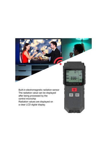 Elektromanyetik Radyasyon Dedektörü Dış Mekan İçin Taşınabilir