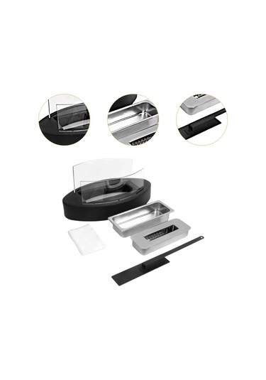 Suntek Taşınabilir Şömine Parti Şenlikli Ev Yatak Siyah