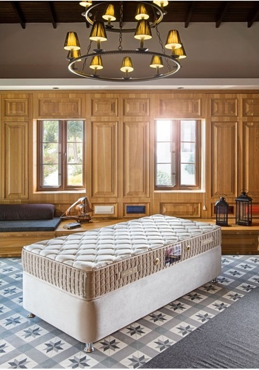 Minarmobilya Minar Safir Tek Kişilik Full Ort Pedsiz Yaylı Yatak 90X190