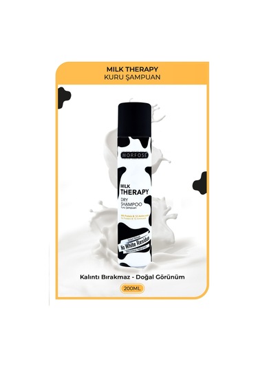Milk Therapy Kuru Şampuan 200 Ml - Besleyici, Hacim Veren, Temiz Görünüm Sağlayan Güçlü Saç Etkisi