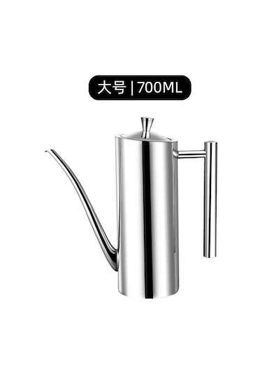 1 Adet Sızdırmaz 304 Paslanmaz Çelik Yağdanlık Sirke Sos Dağıtıcı Baharat Şişesi 500 Ml/700 Ml 700 Ml